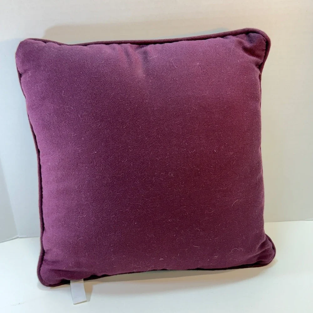 Fashion Throw Pillow 12x12 Blue Snowman‎ Red Wagon Christmas Tapestry